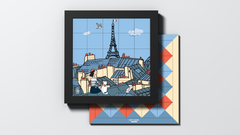 Les Toits — packshot de l’Édition DECO avec chevalet.