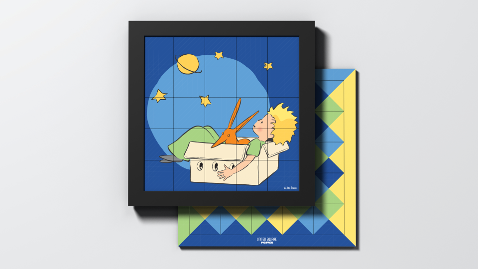 La Boîte — packshot de l’Édition DECO avec chevalet.