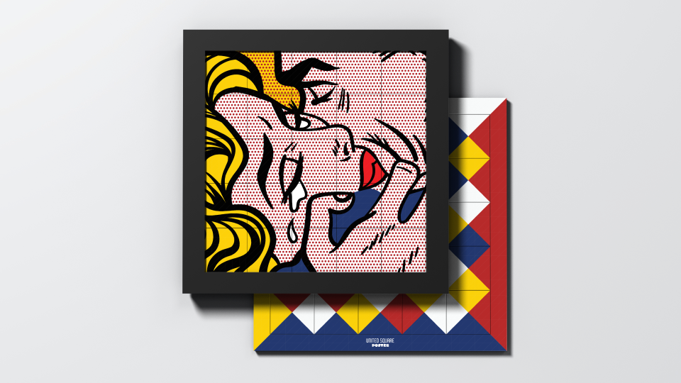 Pop Art — packshot de l’Édition DECO avec chevalet.