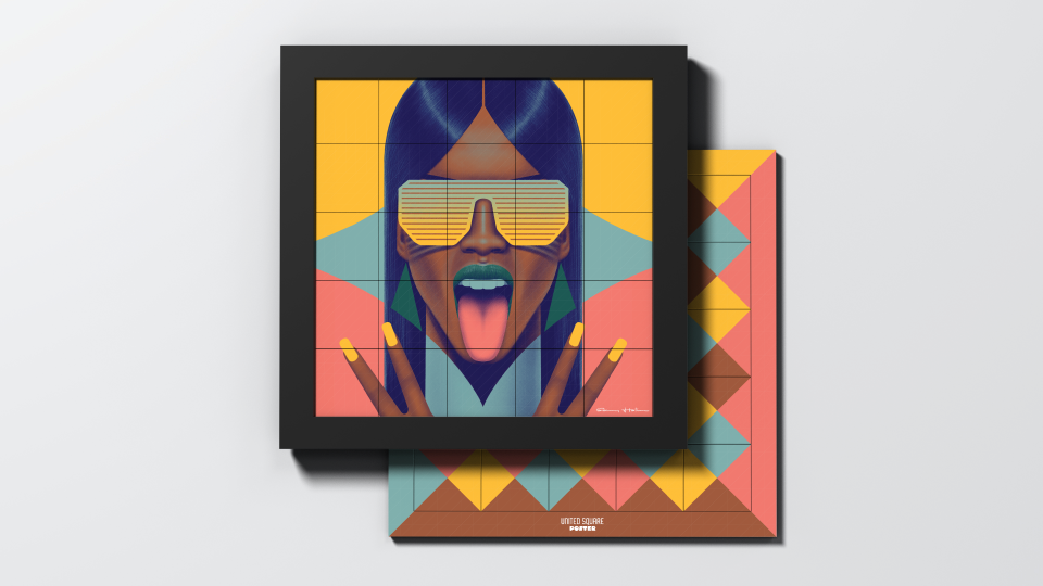 Kenza — packshot de l’Édition DECO avec chevalet.